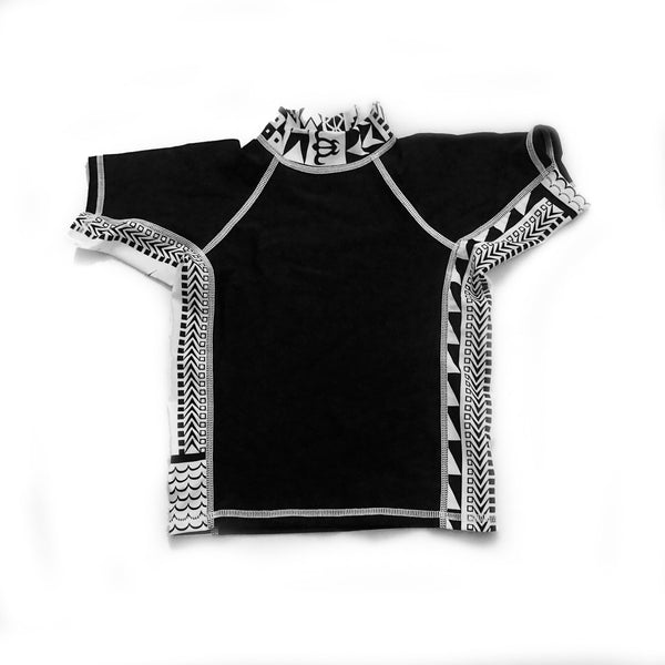 Boys Short Sleeve Rashguards - Tribes